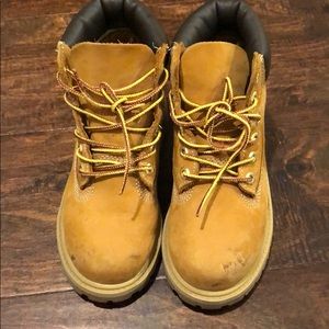 Kids Timberland Boots in Wheat color